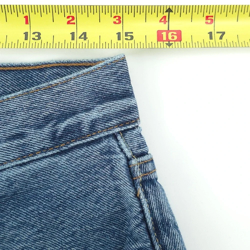 Levi's Mens Jeans 501 '90s W28 L30 Blue Mid Wash Straight Leg Denim